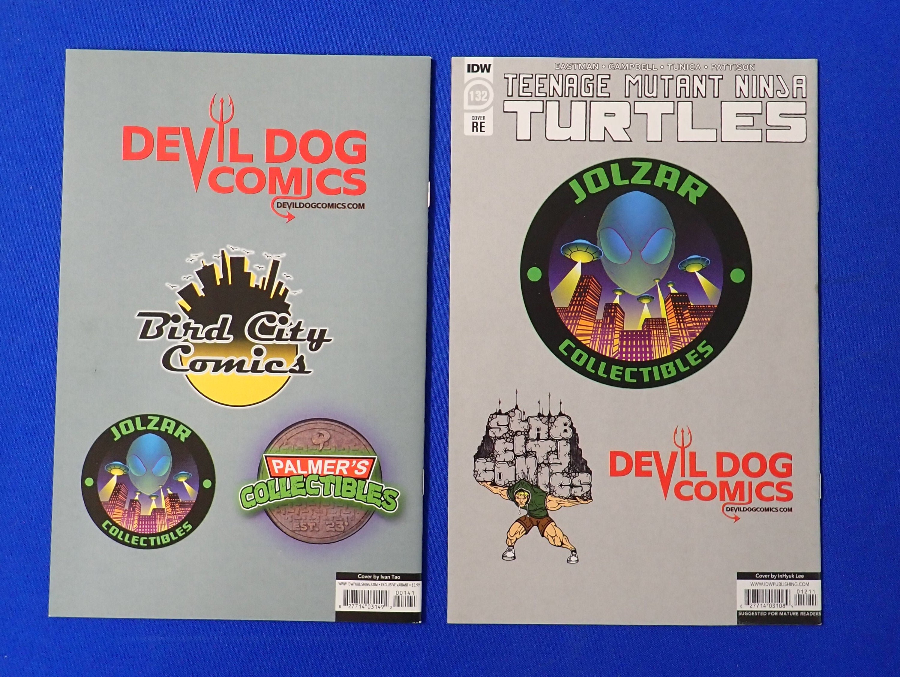 TMNT Virgin Variants (#132 & Last Ronin Lost Years #1 Director's Cut)