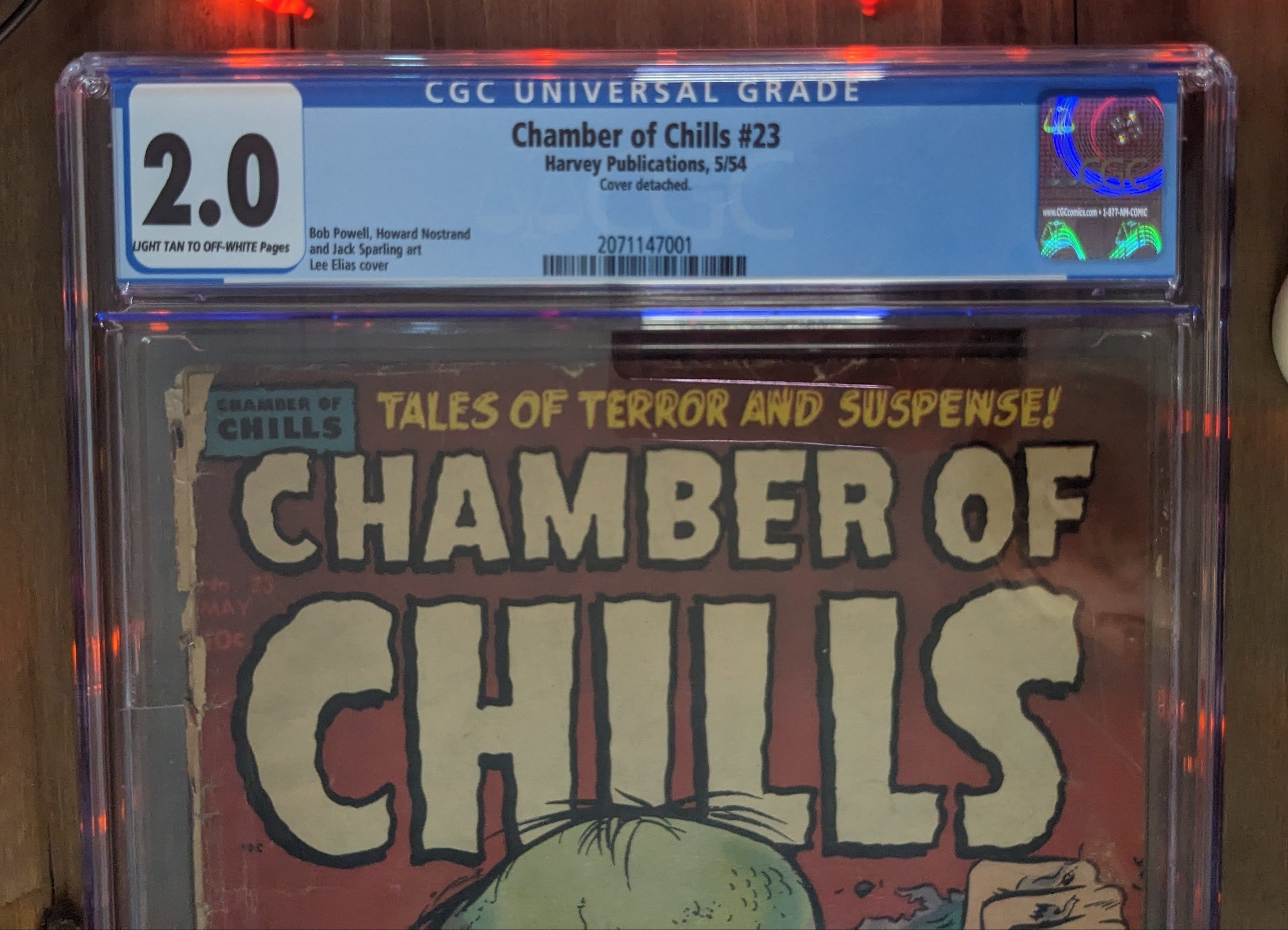 Chamber of Chills #23 (1954) | CGC Graded 2.0