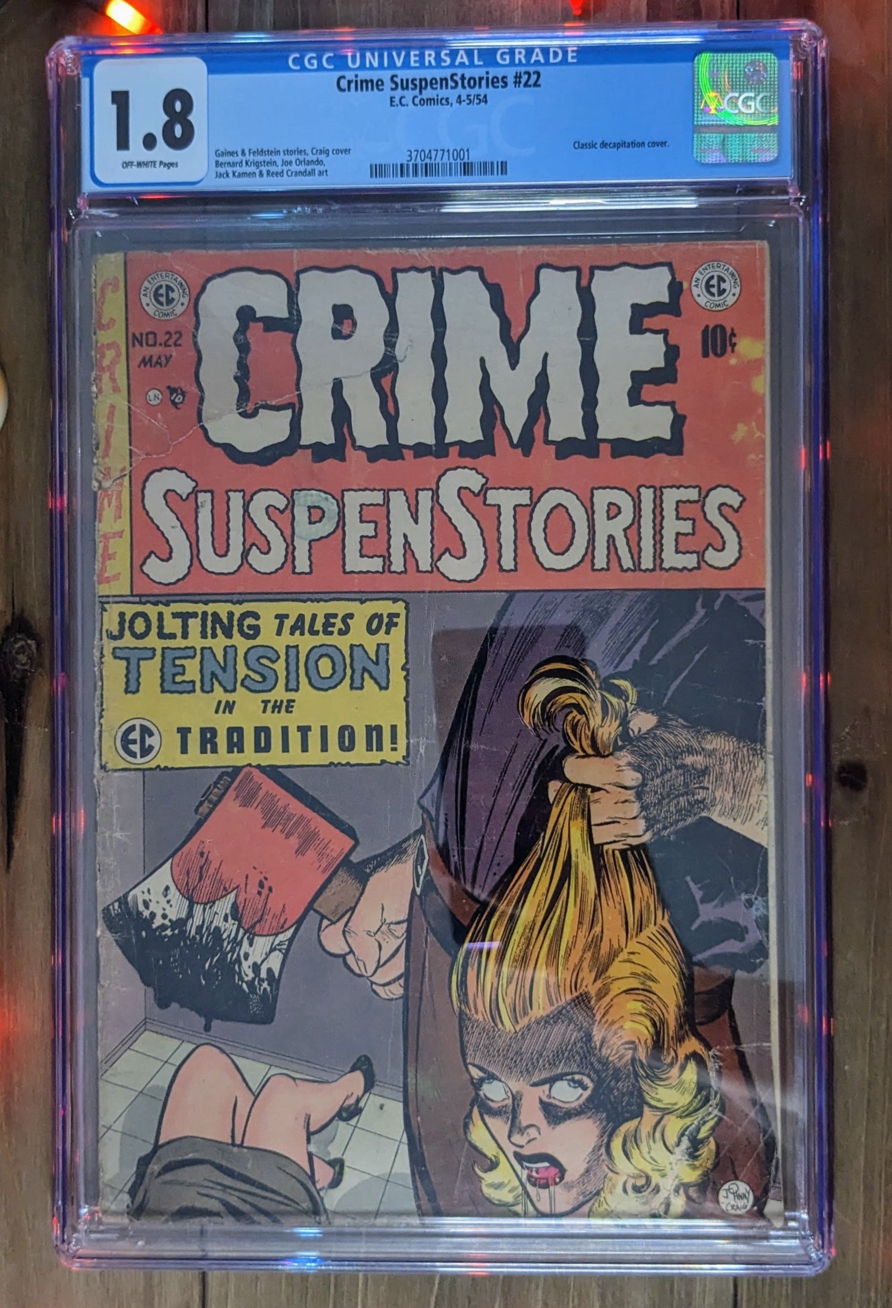 Crime SuspenStories #22 (1954) | CGC Graded 1.8 – Infinity Flux