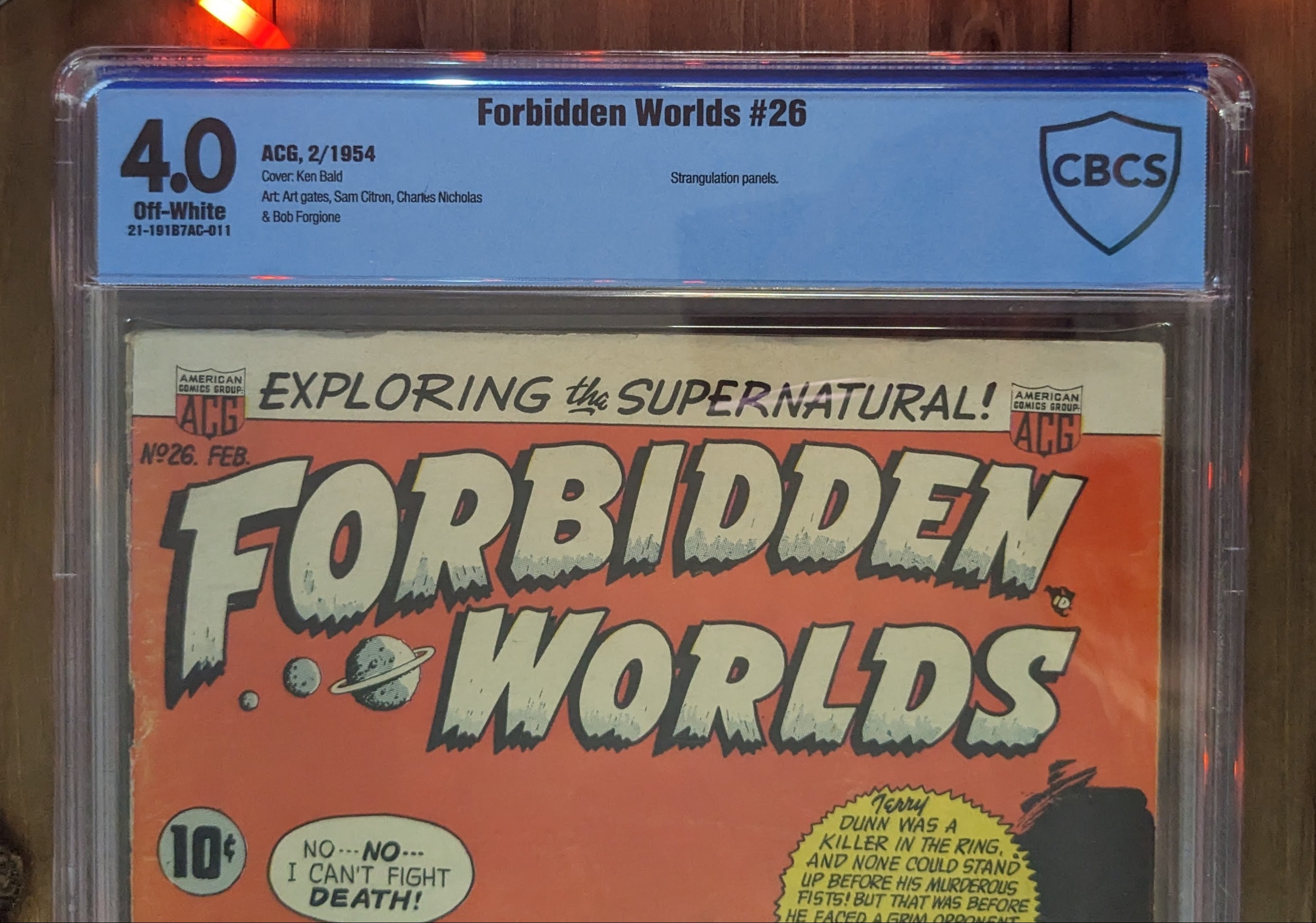 Forbidden Worlds #26 (1954) | CBCS Graded 4.0