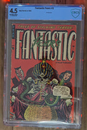 Fantastic Fears #3 (1953) | CBCS Graded 4.5