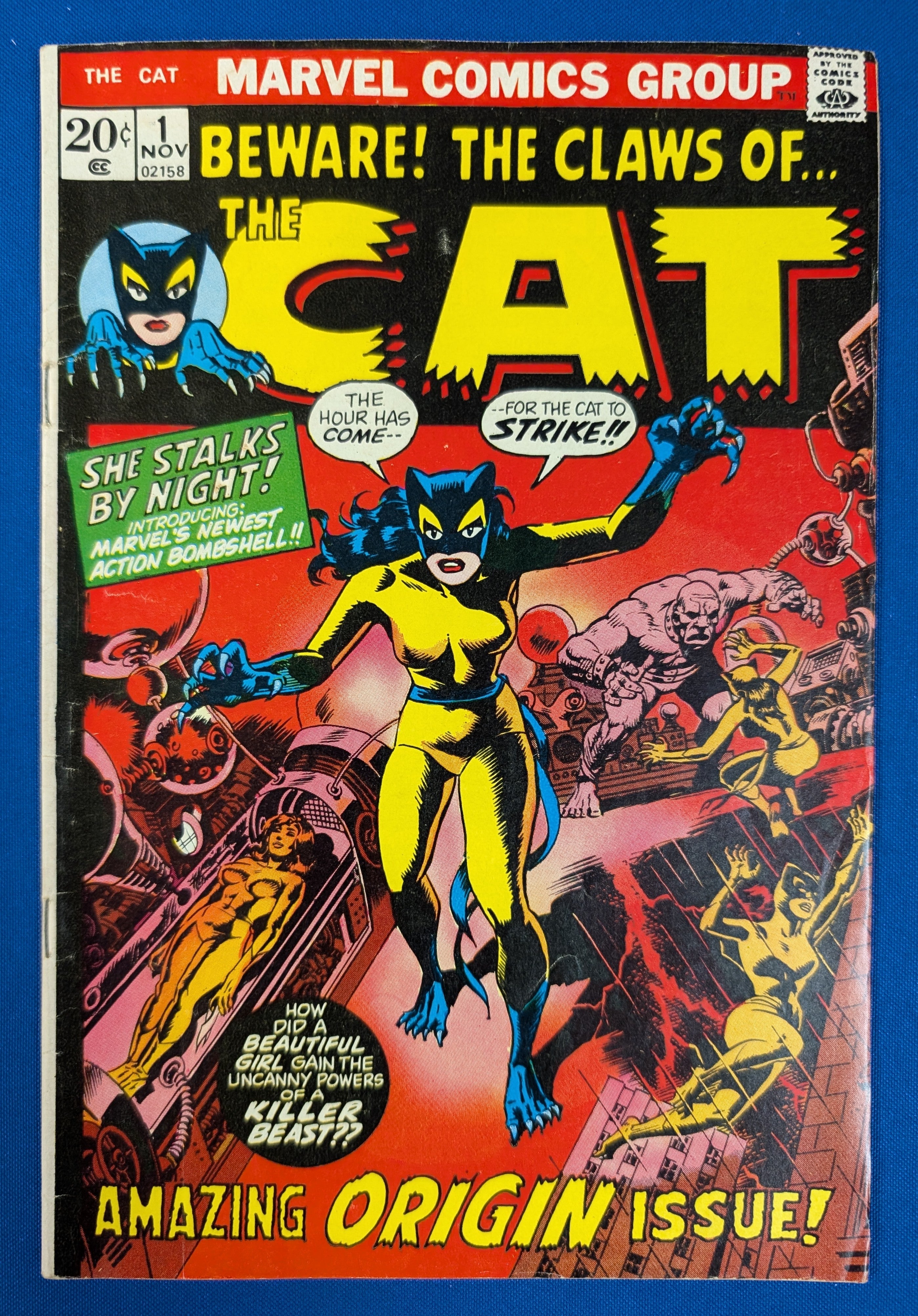 The Cat 1-4 (1972) - FN (6.0) - 1st App & Origin