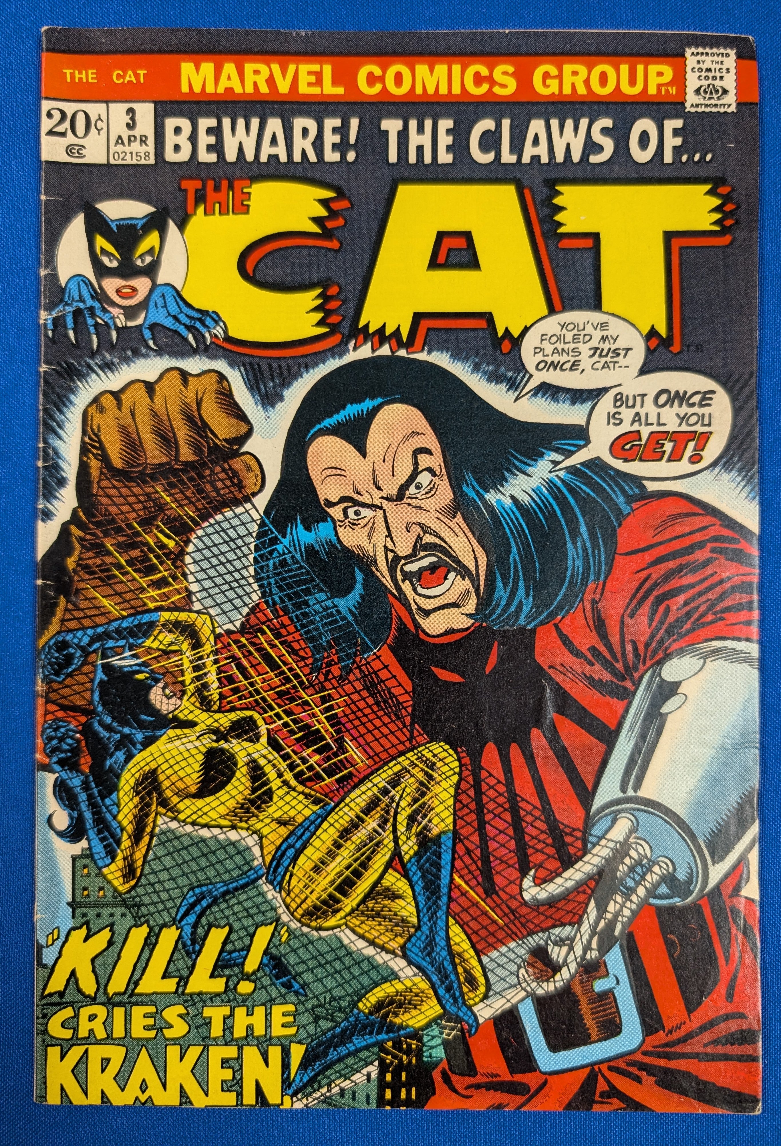 The Cat 1-4 (1972) - FN (6.0) - 1st App & Origin