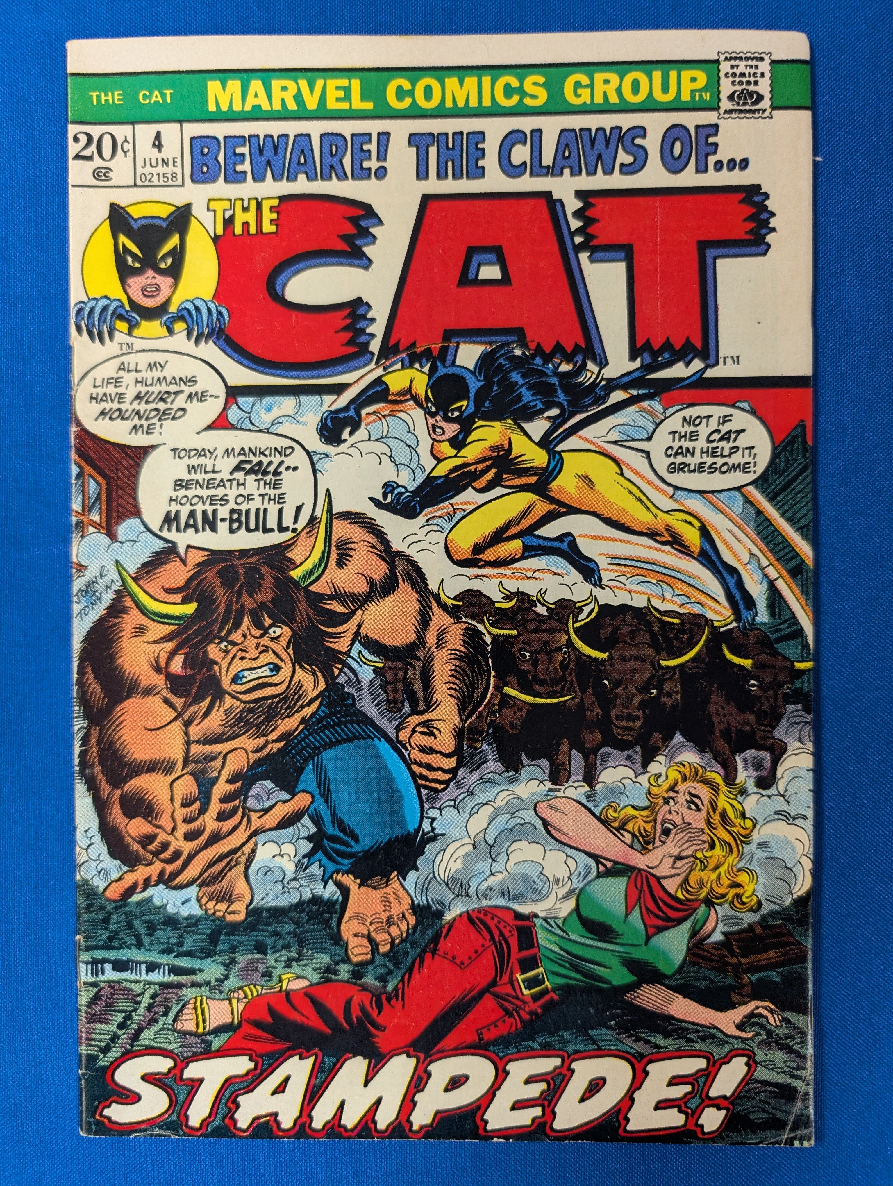 The Cat 1-4 (1972) - FN (6.0) - 1st App & Origin