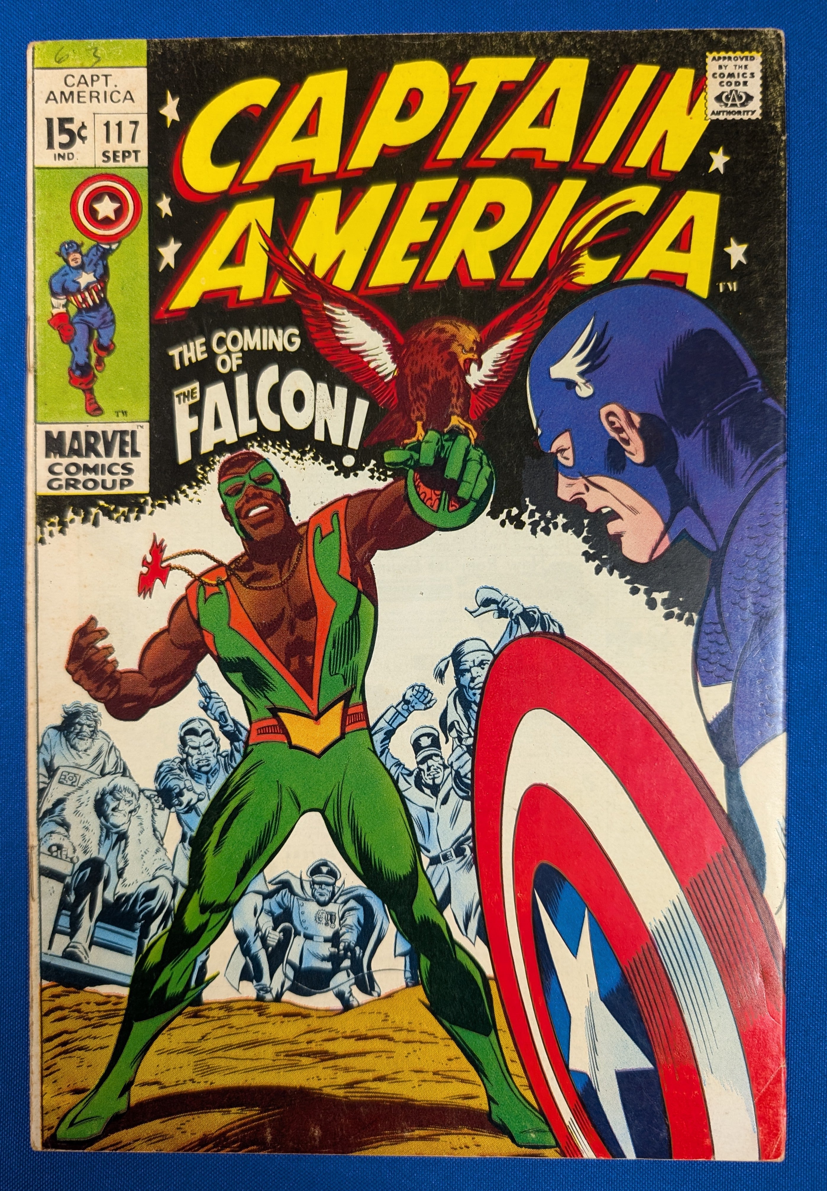 Captain America #117 (1969) - VG/FN (5.0) - 1st Falcon