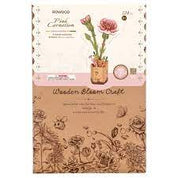 Rowood DIY Wooden Flower Kit - Pink Carnation