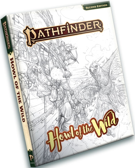 Pathfinder RPG: Howl of the Wild Sketch Cover