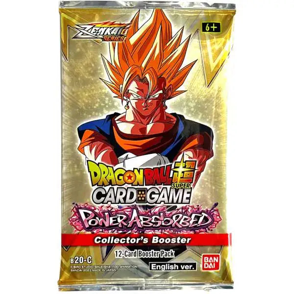 power absorbed collector booster box card list Dragon Ball Super Zenkai Series Power Absorbed Collector Booster