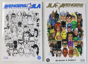 JLA Avengers Hardcover Slipcase Set w/ Compendium Signed x4 by George Perez