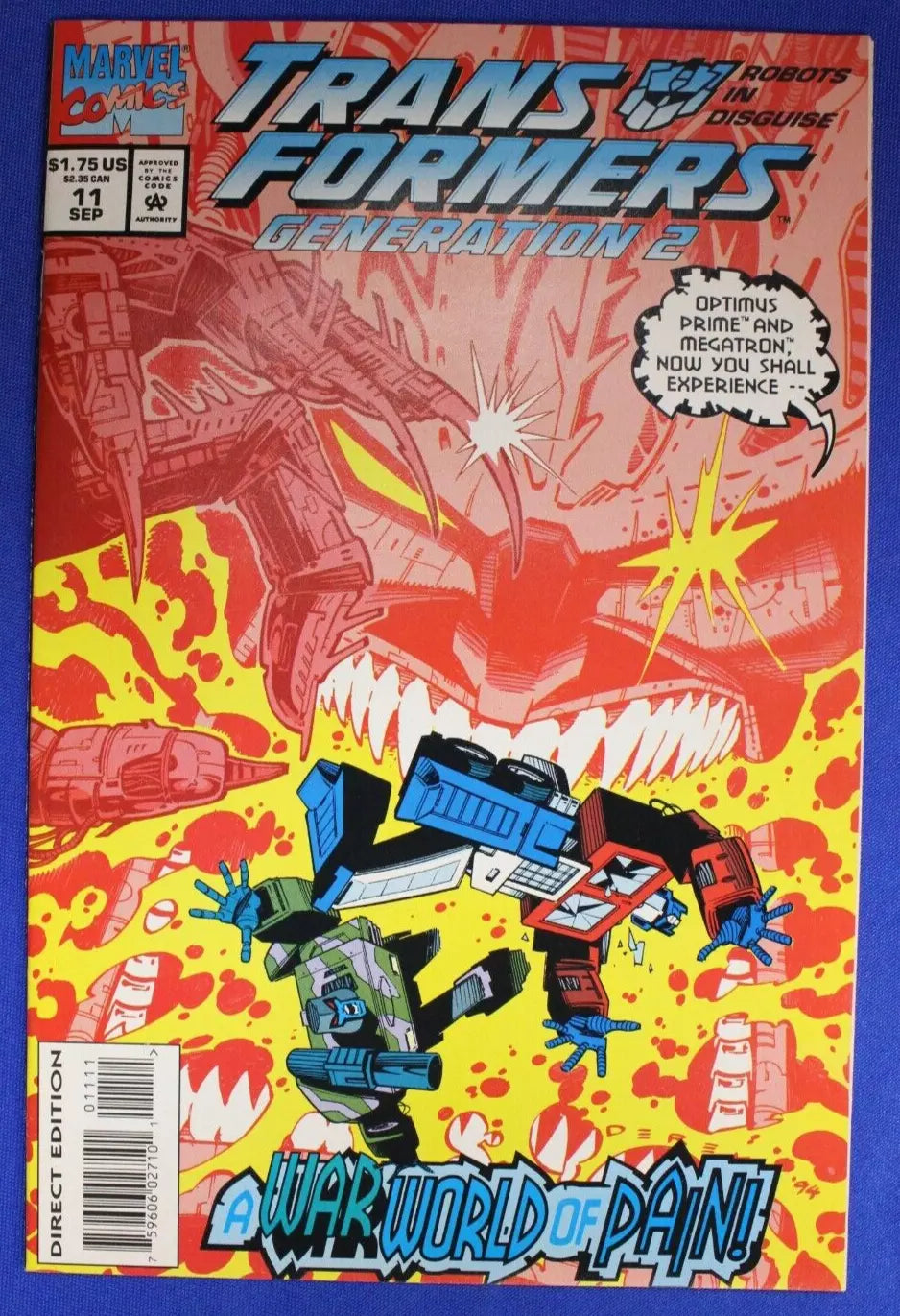 Transformers Generation 2 #1-12 Near Complete Set (NO #2-3) VF HTF