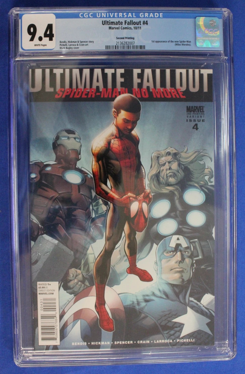 Ultimate Fallout #4 2nd Printing Variant CGC 9.4 NM