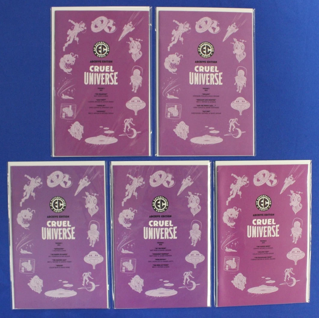 EC Cruel Universe #1-5 A, 1:20, & 1:50 Variants Complete Set VF/NM