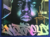 Tribute Notorious BIG NYCC Foil Variant SIGNED by Martin Zavala w/ COA NM-
