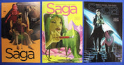 Saga #2-6, #8-66 Near Complete Set + 2nd & 3rd Prints VF/NM