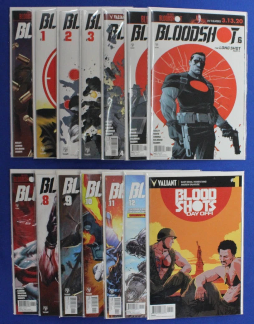 Bloodshot #0-12 Complete Set + Bloodshot's Day Off One-Shot VF/NM