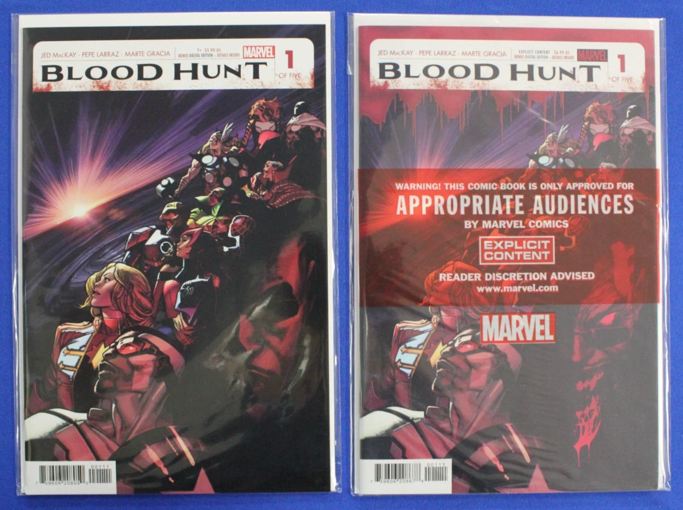 Blood Hunt #1-5 Regular Edition + Red Band Polybagged Set + FCBD Lot of 11 VF/NM