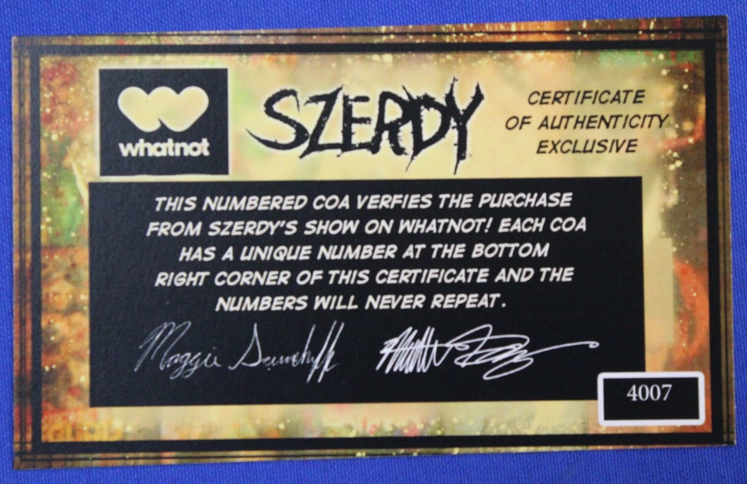 Zirty Girlz #3 Eevee Cosplay Foil Variant SIGNED Szerdy & Kincaid w/COA NM-