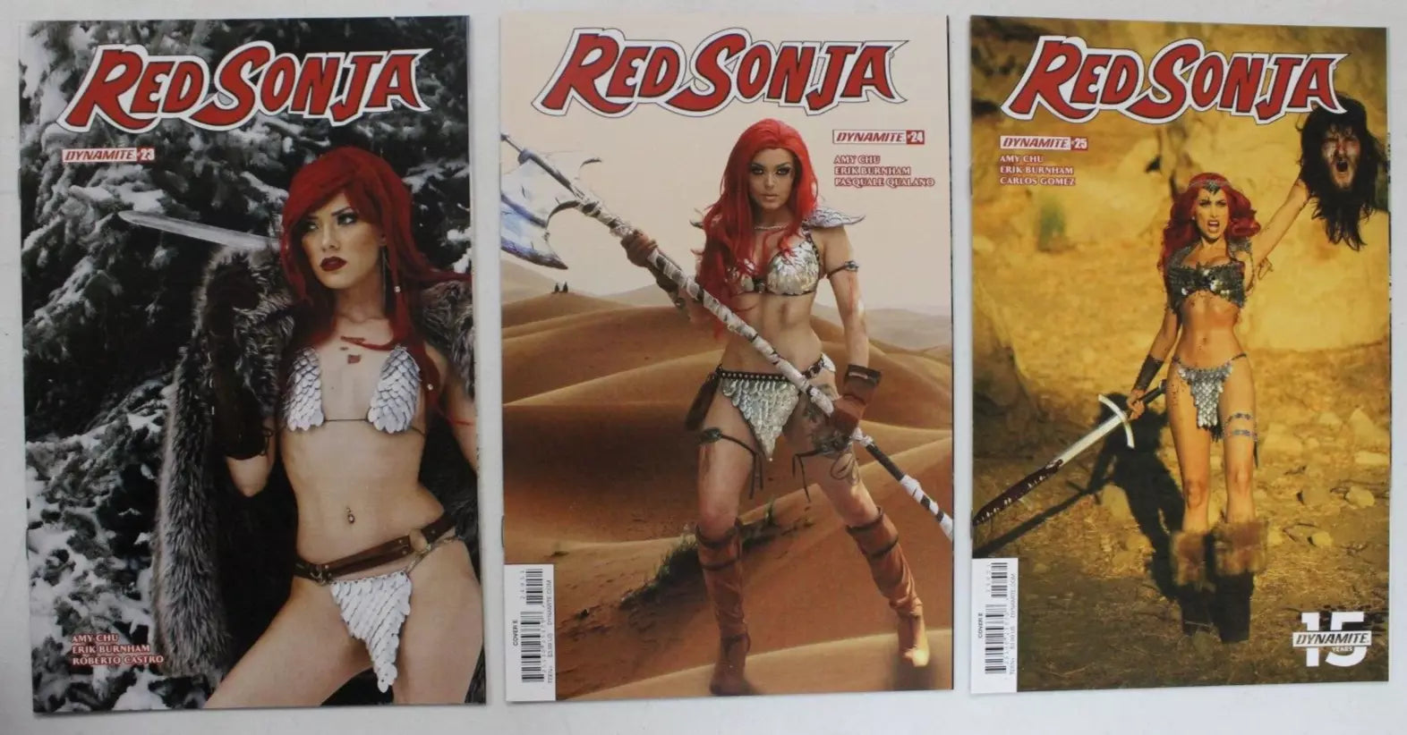 Red Sonja #0, 1-25 Complete Set Cosplay Covers
