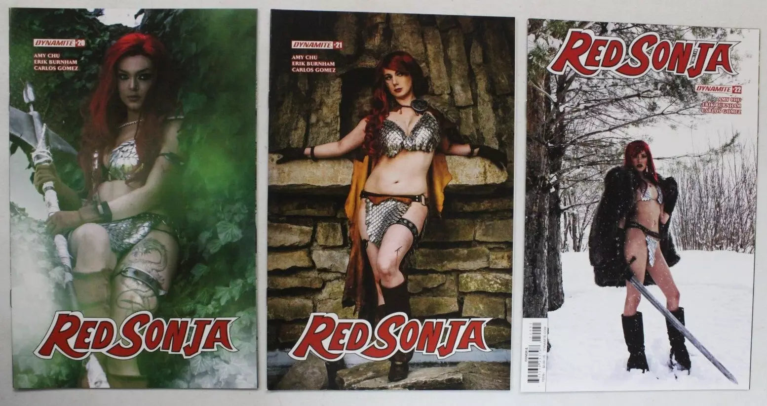 Red Sonja #0, 1-25 Complete Set Cosplay Covers