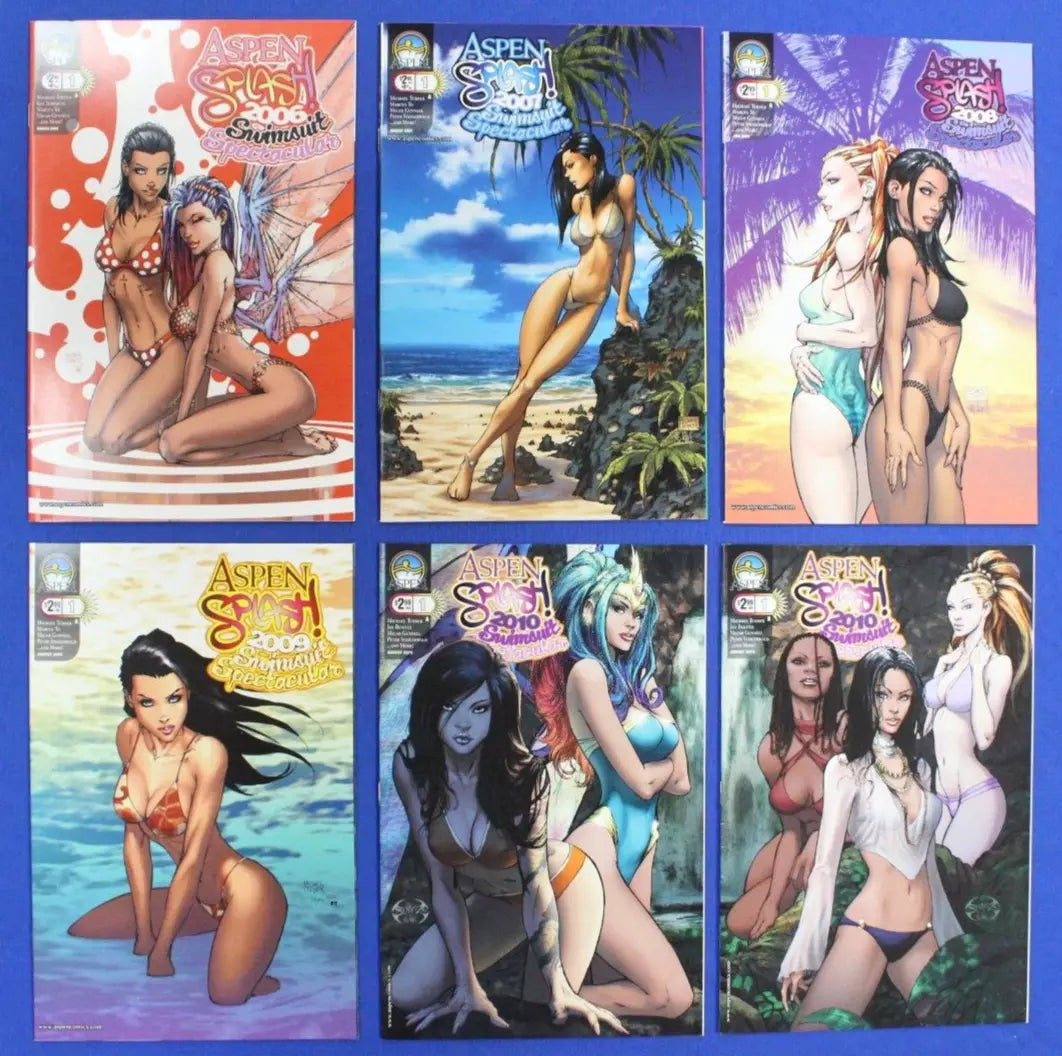 Aspen Splash Swimsuit Spectacular 2006-2009 2010 A & B Lot of 6
