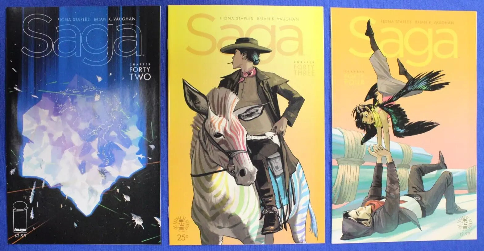 Saga #2-6, #8-66 Near Complete Set + 2nd & 3rd Prints VF/NM
