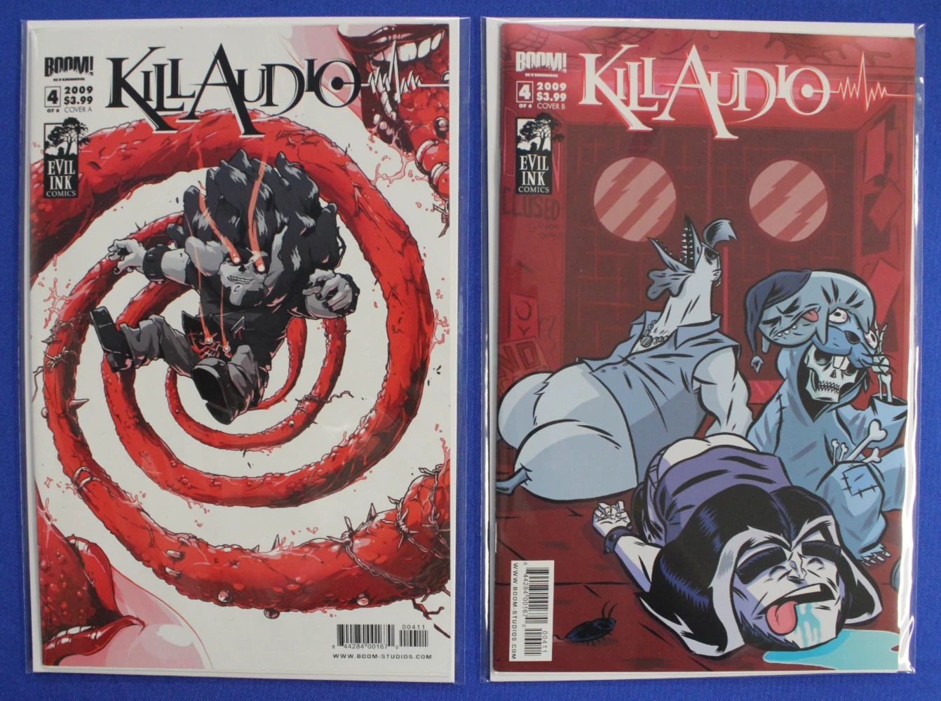Kill Audio #1-6 A & B Covers + Key of Z #1 1:10 Tony Moore Variant VF/NM