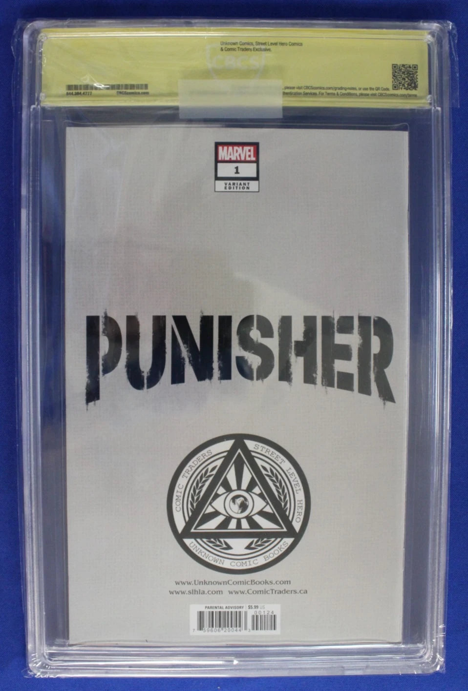 Punisher #1 Illuminati Variant SIGNED Gerry Conway CBCS 9.4 NM