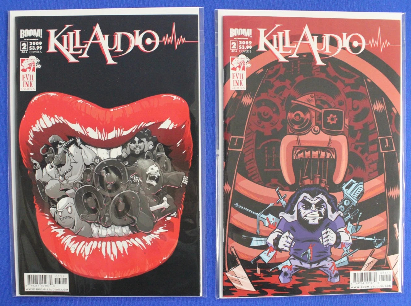 Kill Audio #1-6 A & B Covers + Key of Z #1 1:10 Tony Moore Variant VF/NM