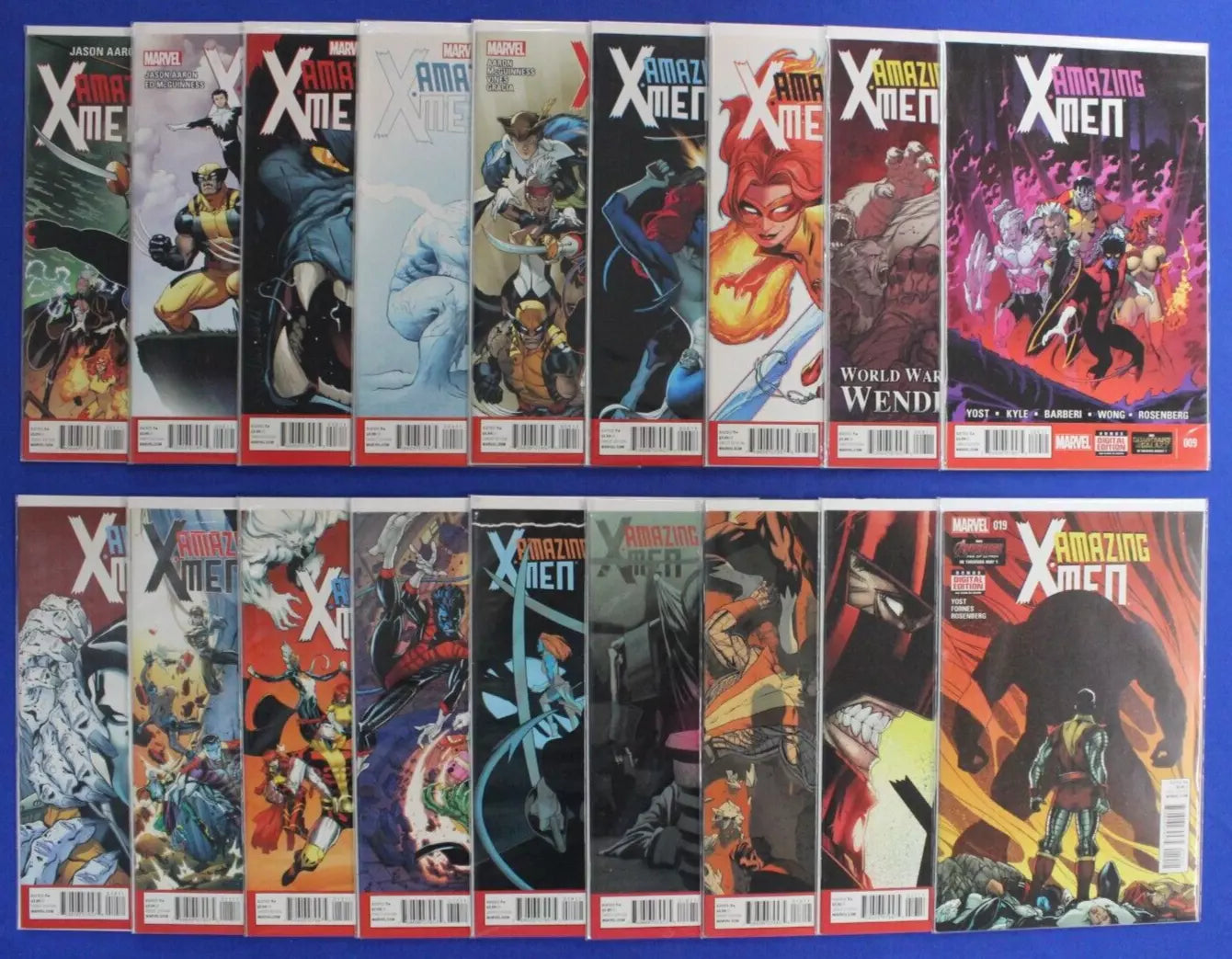 Amazing X-Men #1-19 Near Complete Set NO #18 VF/NM