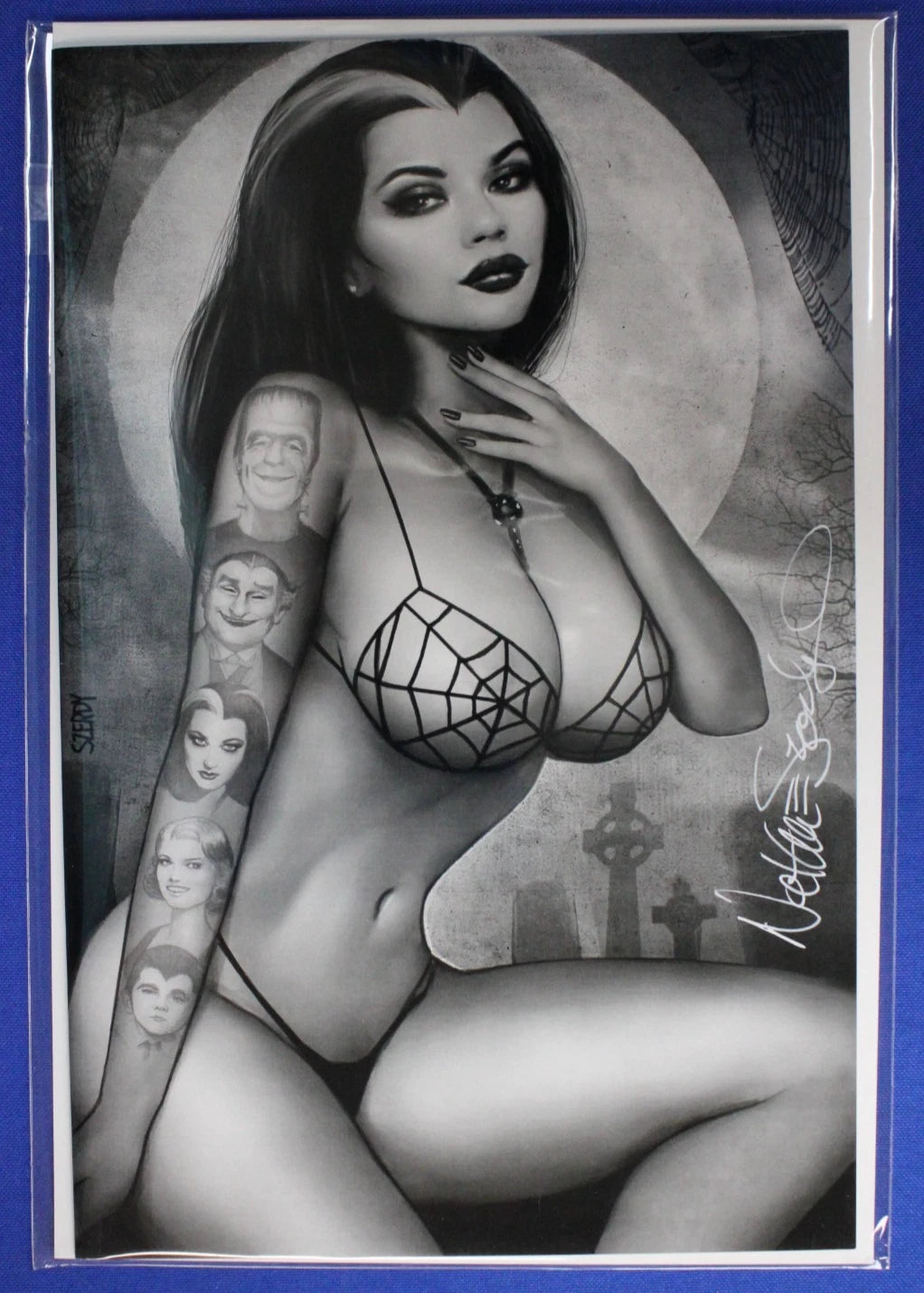 Zirty Girlz #2 Lily Munster Tattoo SIGNED by Nathan Szerdy w/ COA NM-