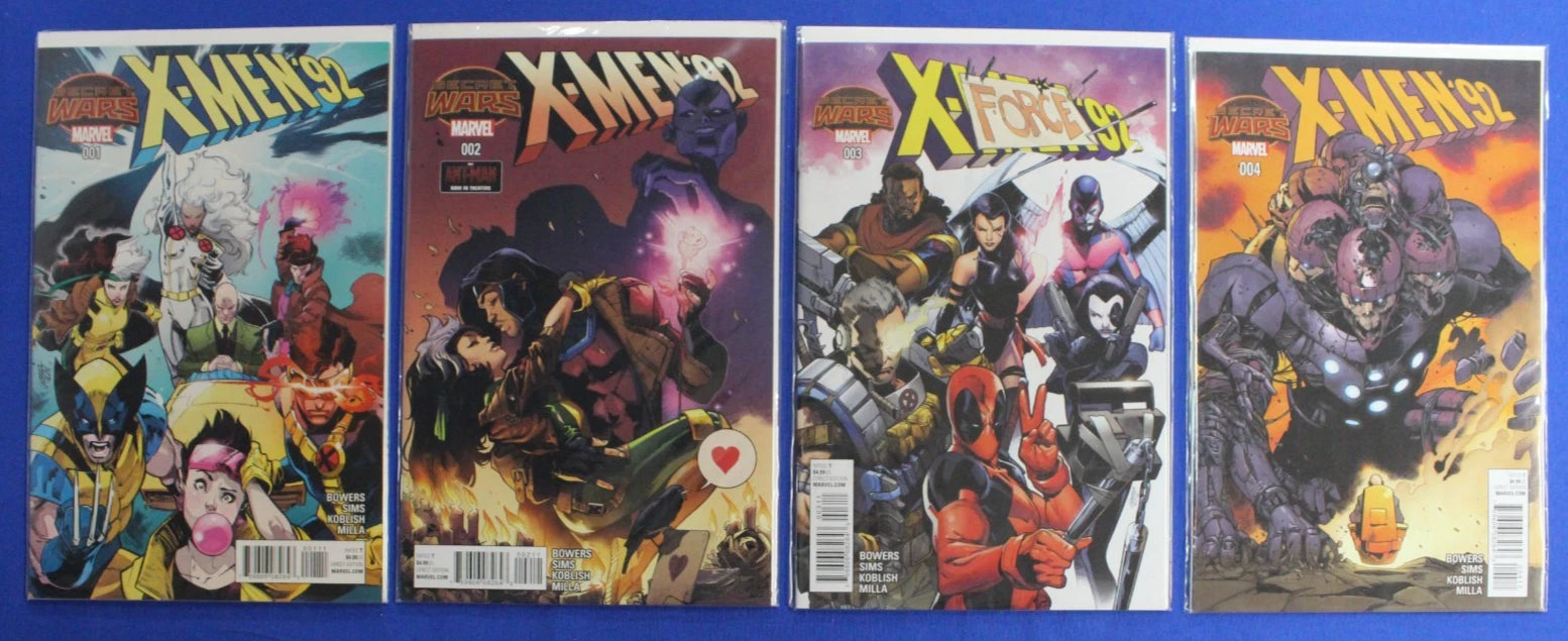 X-Men '92 #1-4, #1-10, & House of XCII #1-5 Complete Sets Lot of 19 VF/NM