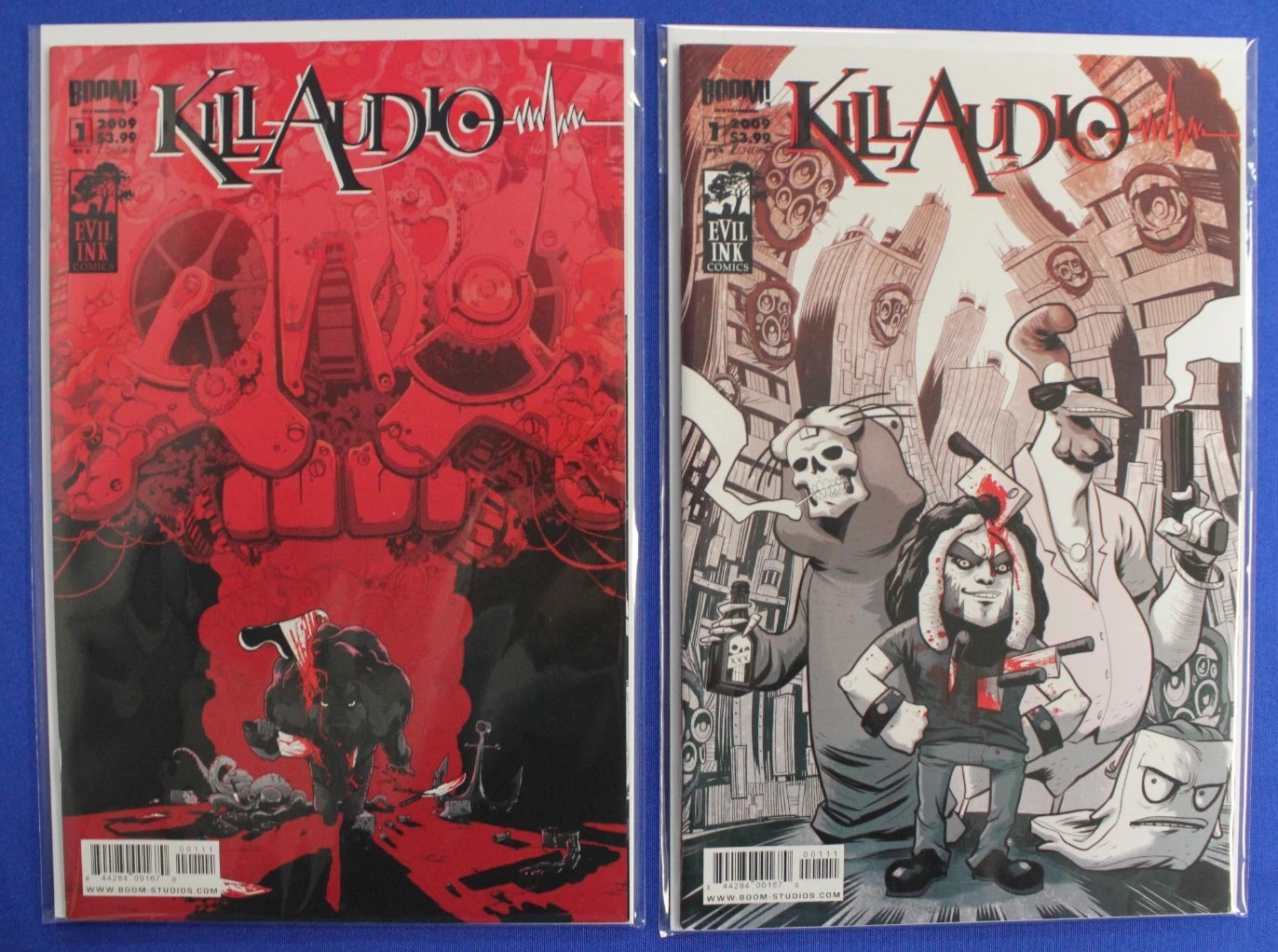 Kill Audio #1-6 A & B Covers + Key of Z #1 1:10 Tony Moore Variant VF/NM