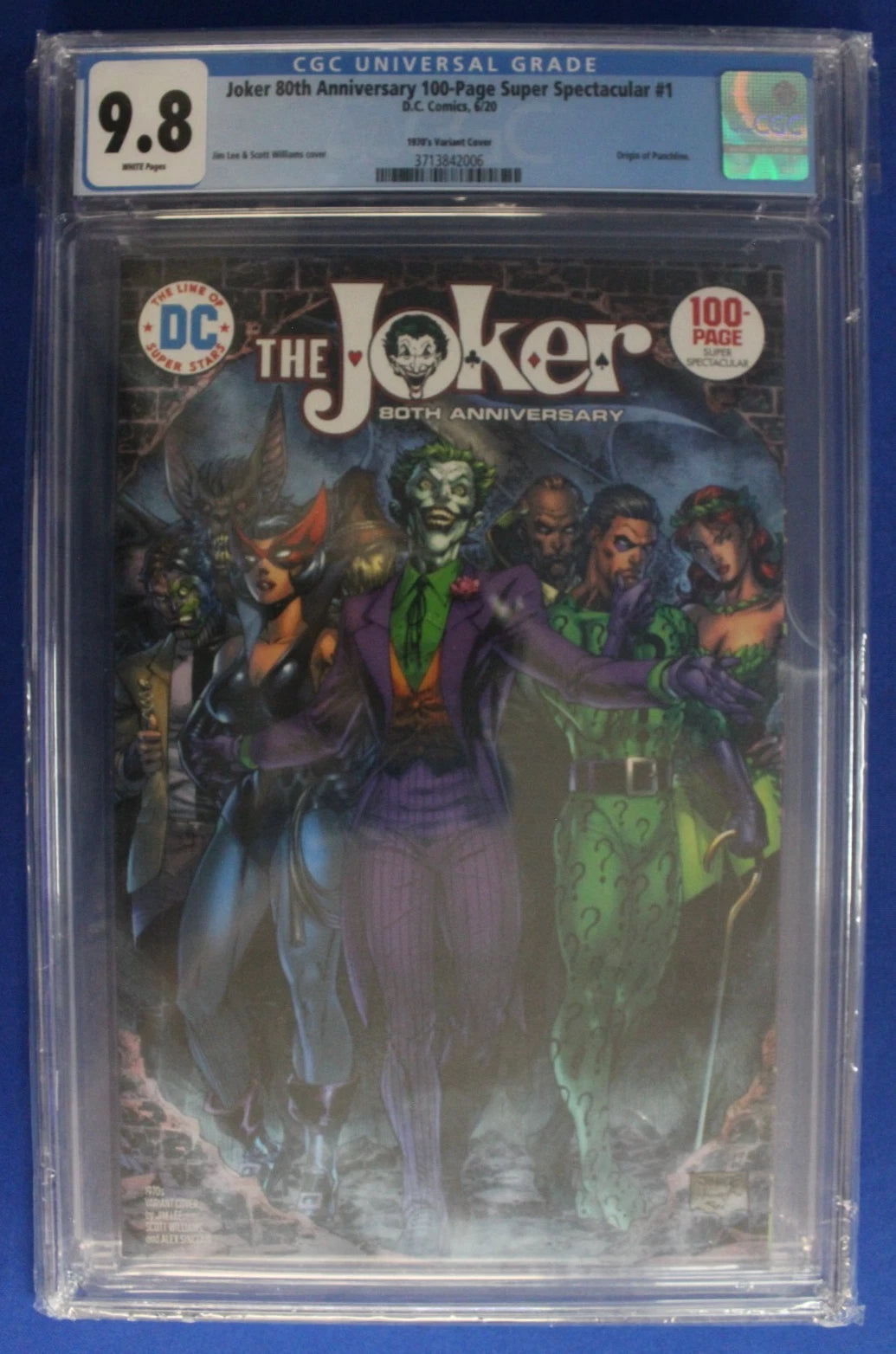 Joker 80th Anniversary #1 1970's Lee Variant CGC 9.8 NM/M