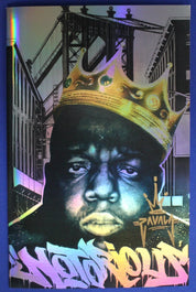 Tribute Notorious BIG NYCC Foil Variant SIGNED by Martin Zavala w/ COA NM-