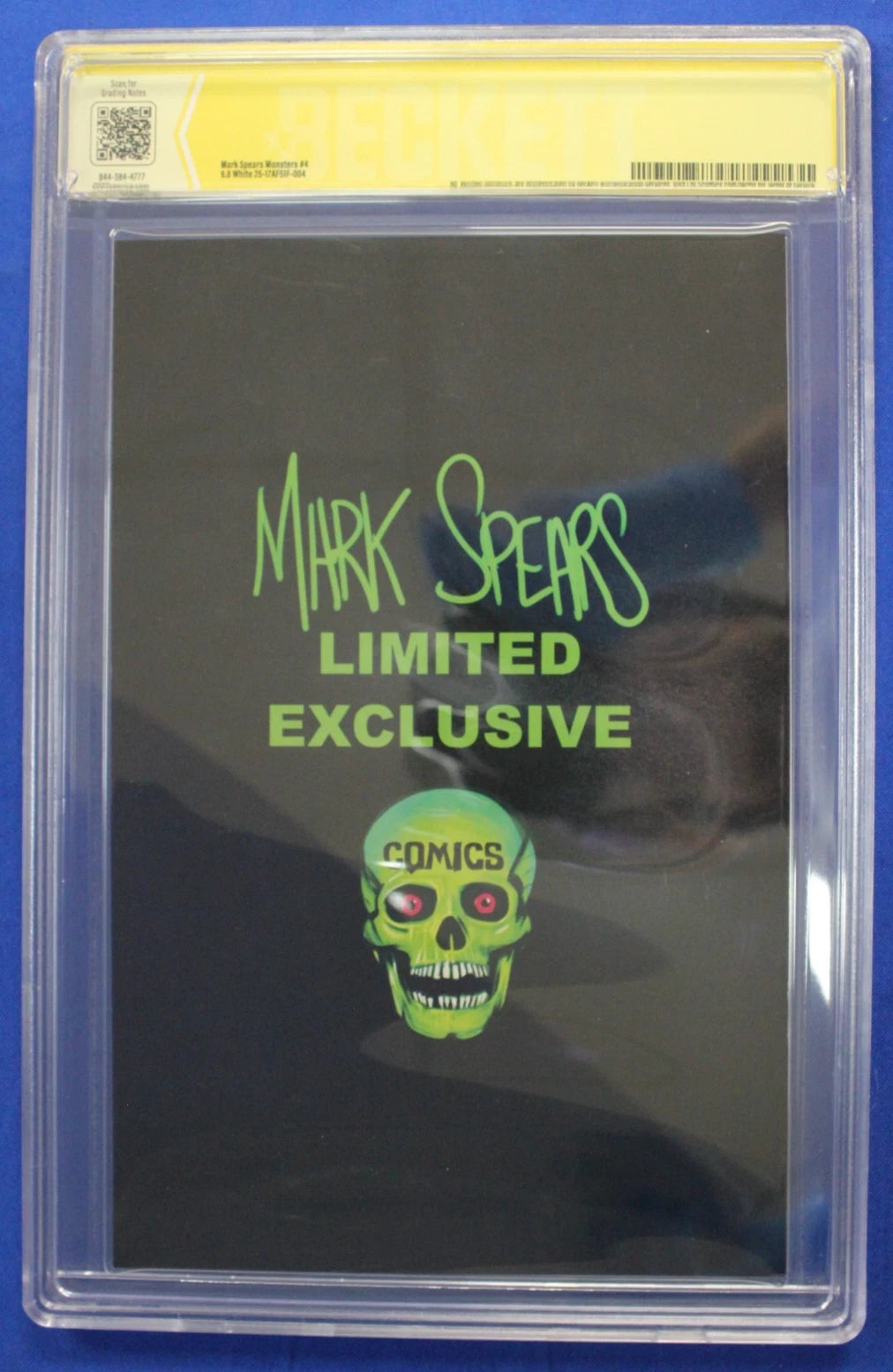 Mark Spears Monsters #4 Metal Cover CBCS 9.8 NM/M SIGNED