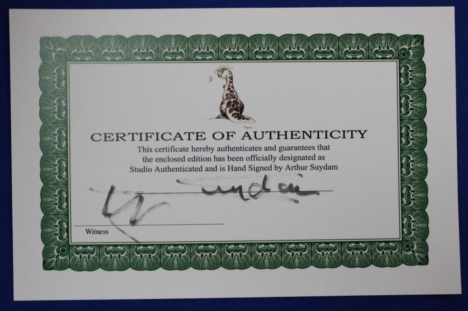 Echo of Futurepast #1 SIGNED by Arthur Suydam w/ COA FN/VF