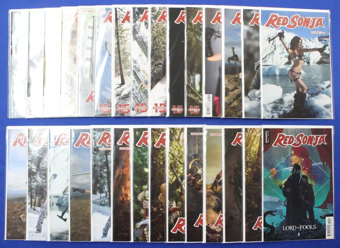 Red Sonja #1-28 Full Cosplay Cover Set + Lord of Fools VF/NM
