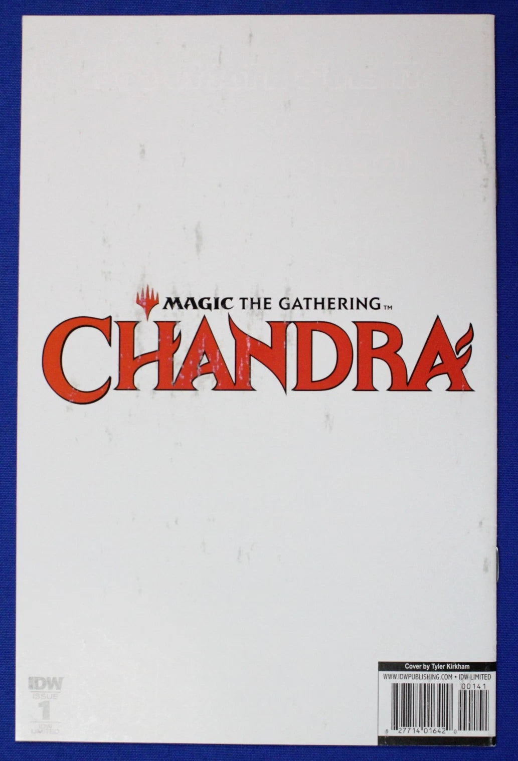 MTG Chandra #1 Limited Tyler Kirkham Sketch Variant SIGNED w/ COA VF/NM