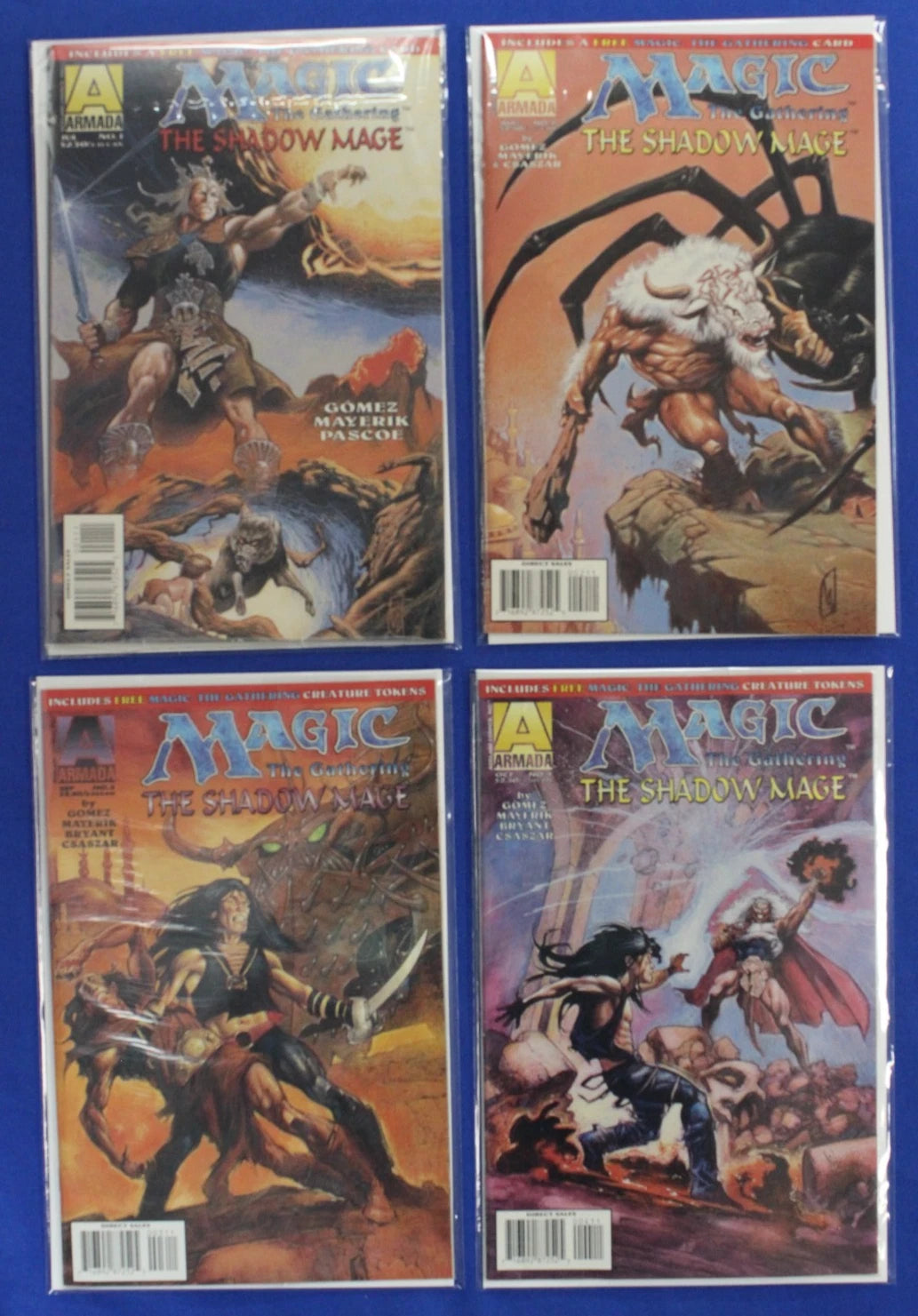 Magic the Gathering Shadow Mage #1-4 Complete Set VF-VF/NM