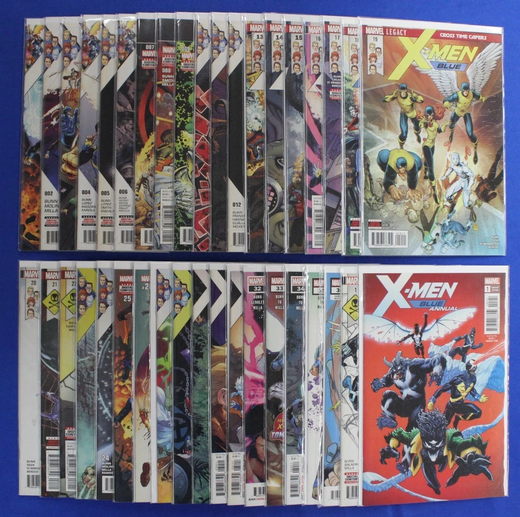 X-Men Blue #1-36 Complete Set + Annuals Lot of 38 VF/NM