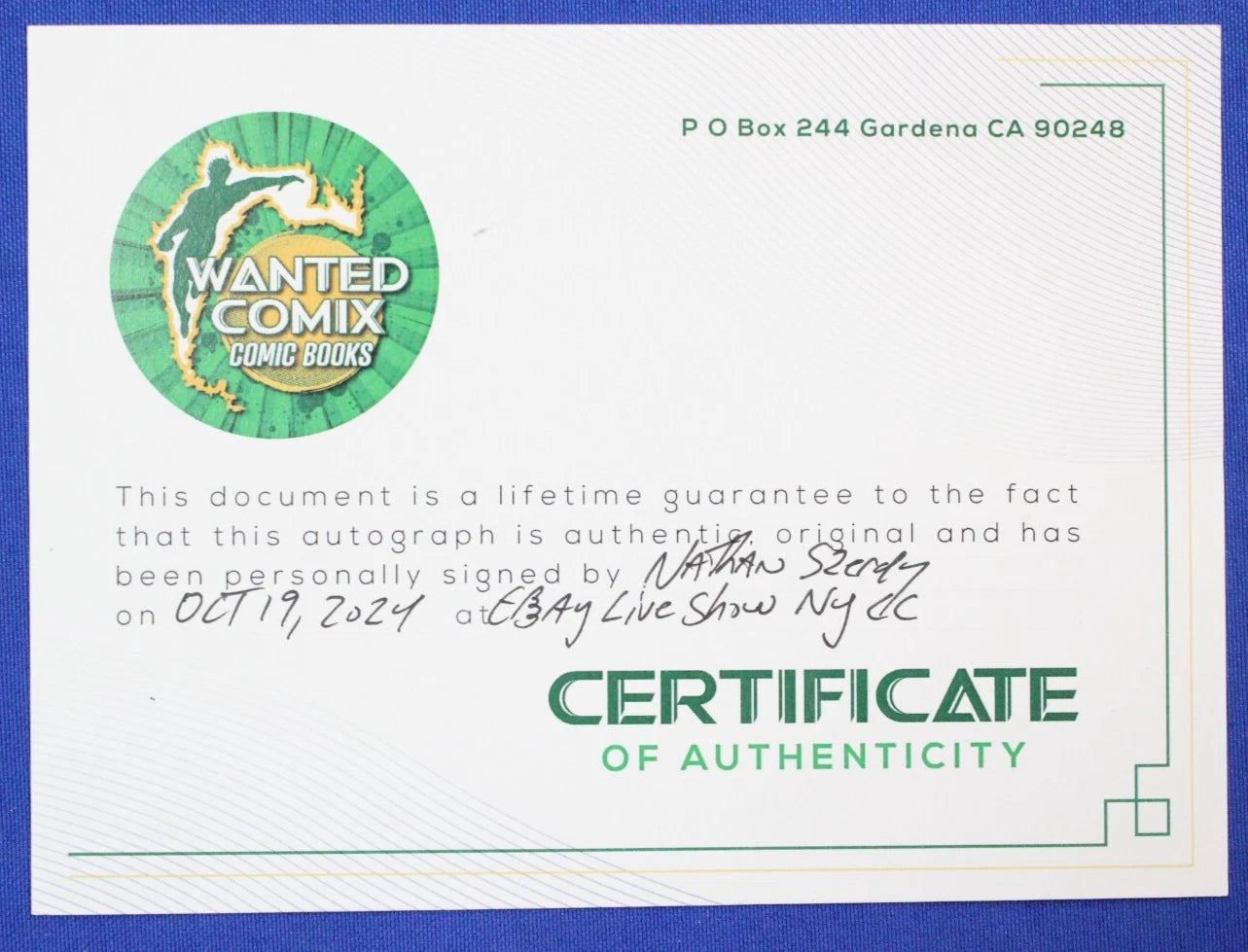 Con Artists #4 Pikachu Pokemon Variant SIGNED by Nathan Szerdy w/ COA NM-