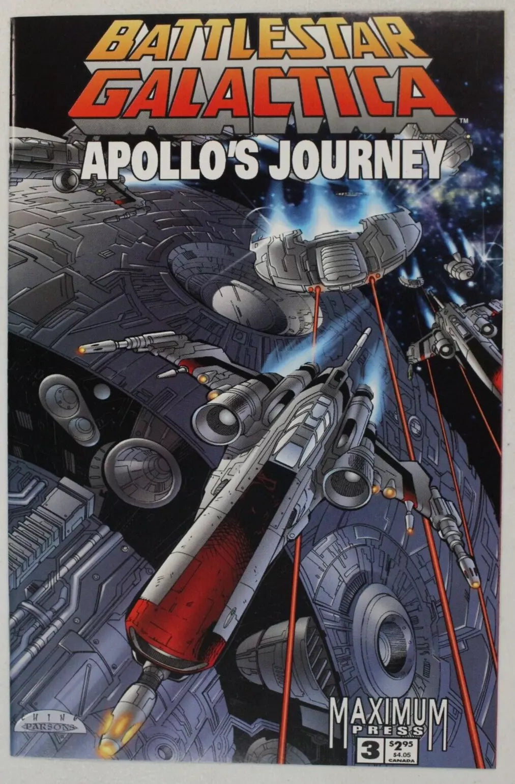 Battlestar Galactica Maximum Press Mini-Series Set 1995 Lot of 9 Comics