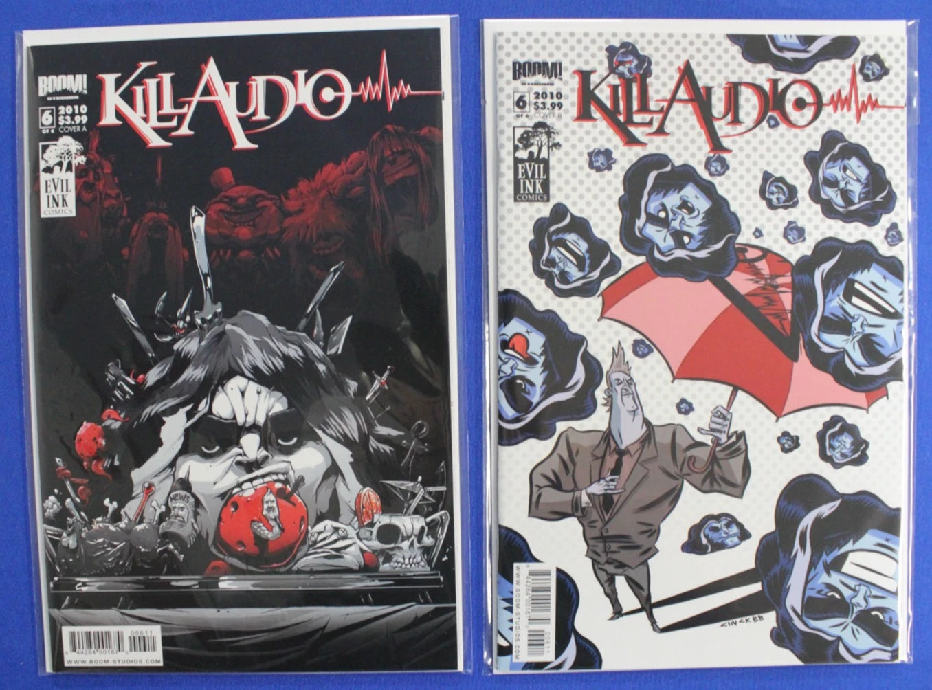 Kill Audio #1-6 A & B Covers + Key of Z #1 1:10 Tony Moore Variant VF/NM