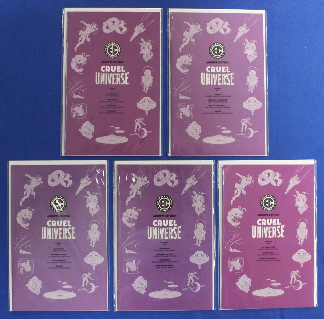 EC Cruel Universe #1-5 All 1:50 Variants Complete Set VF/NM