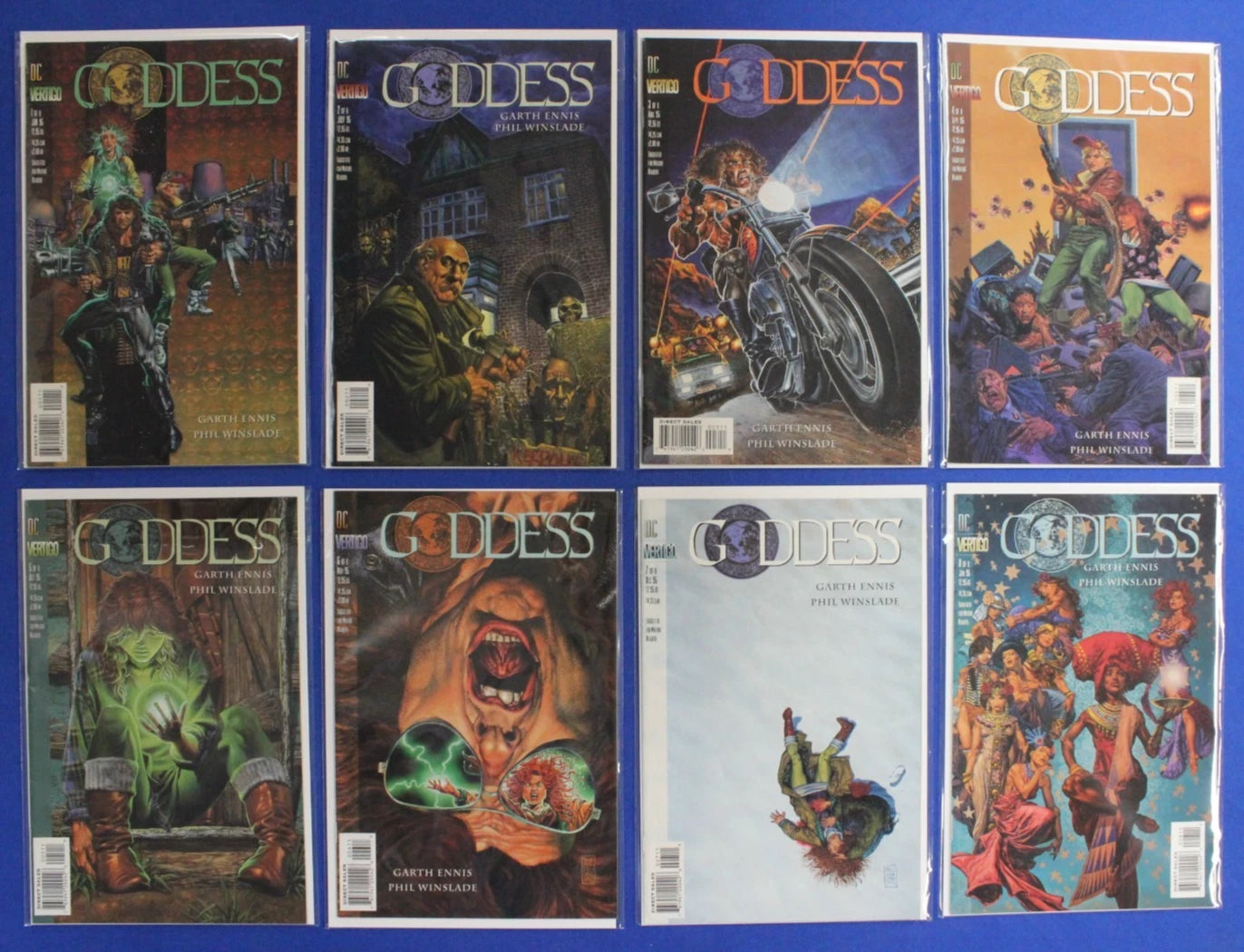 Goddess #1-8 Complete Set VF-VF/NM