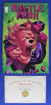 Do You Pooh Battle Pooh Variant SIGNED by Marat Mychaels w/ COA VF/NM