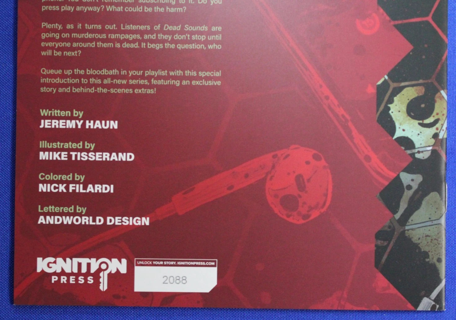 Murder Podcast The Cold Open #0 SIGNED by Jeremy Haun VF/NM