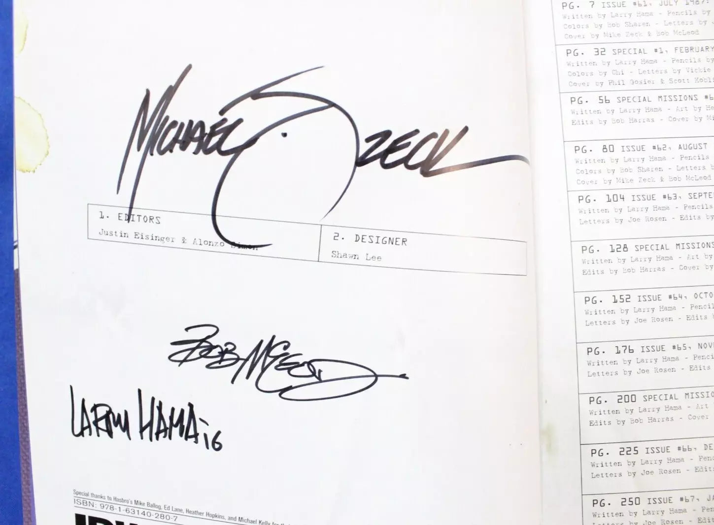 GI Joe Complete Collection Vol #1 2 3 4 5 6 7 SIGNED Hardcovers