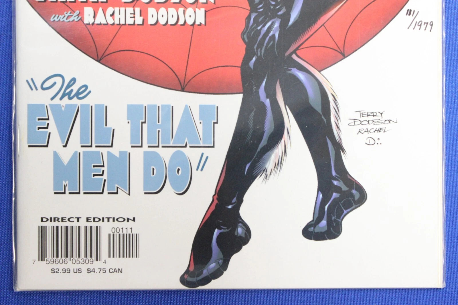 Spider-Man and the Black Cat The Evil That Men Do #1 SIGNED Terry Rachel Dodson VF/NM