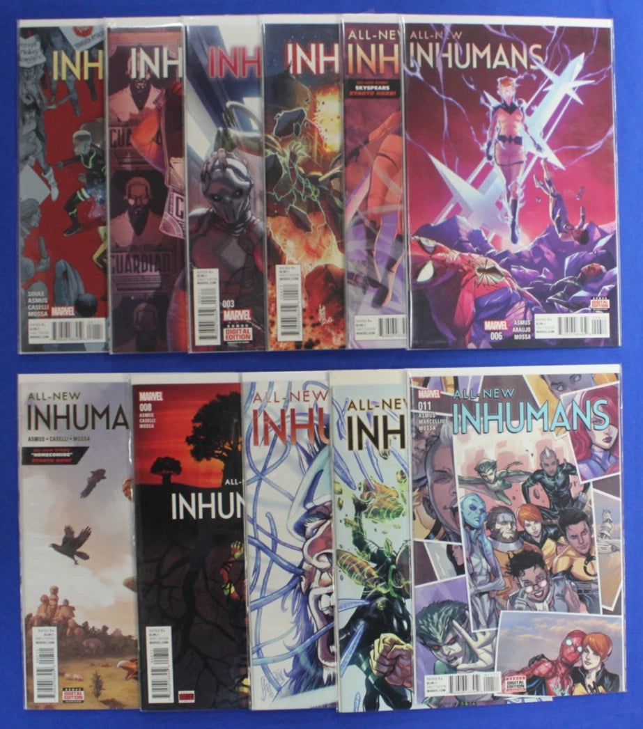 All-New Inhumans 1-11 + Uncanny 0-20 + vs X-Men 1-6 Complete Lot of 42 VF/NM
